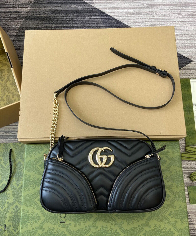 Gucci GG Marmont Small Shoulder Bag 798715 Black